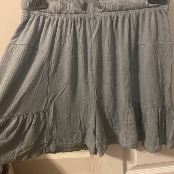 Light and Airy Sage Green/Blue Shorts - Picture 2 of 4